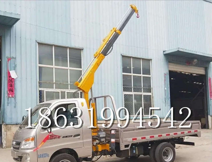 小金县随车吊机仓库小型搬运12/24V车载吊移动可拆卸随车吊机12V液压车载吊